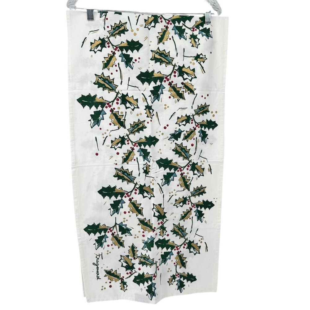 Fragonard Winter Fantasy Cotton Table Runner 68x18 Inches New Christmas Decor